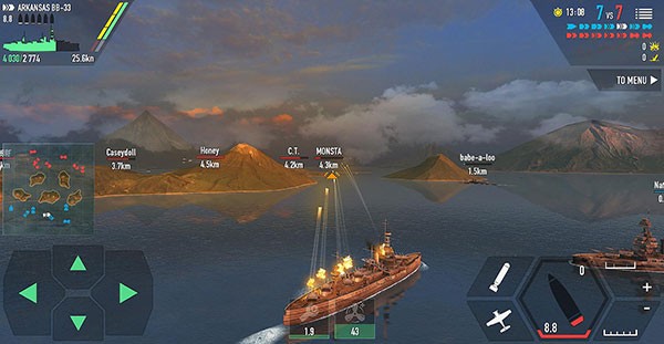 战舰激斗内置菜单MOD手游中文版v1.72.1