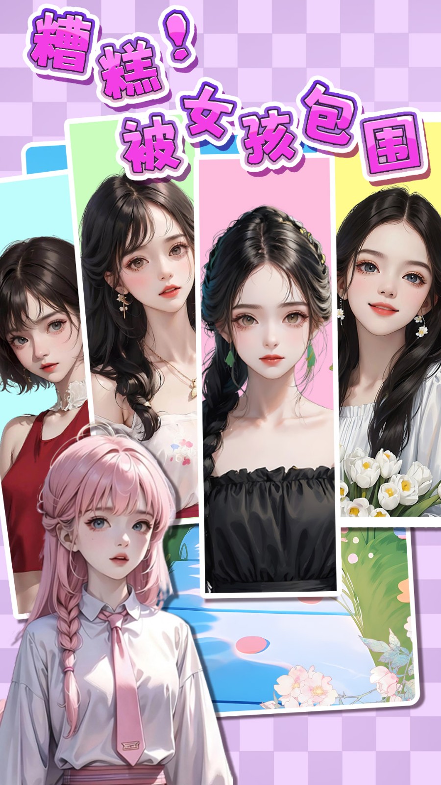 糟糕！被女孩包围了！最新绿色版v1.0