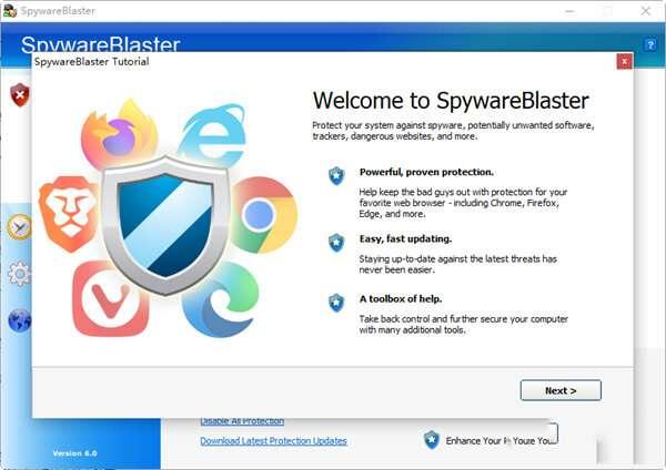 SpywareBlaster(反恶意软件解决方案) 6.0 官方电脑版 SpywareBlaster(反恶意软件解决方案) 6.0 官方电脑版