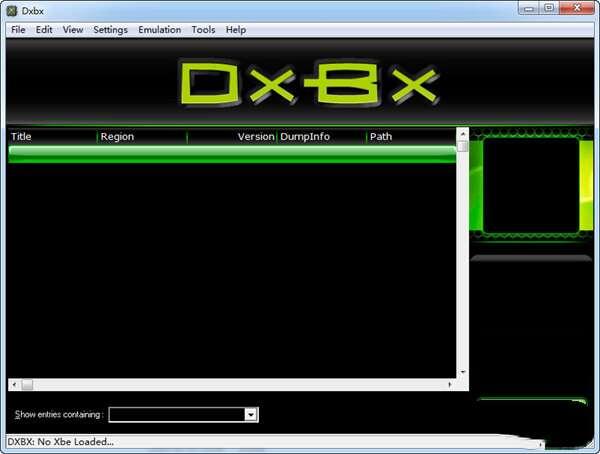 Dxbx(Xbox模拟器) 0.5 官方版 Dxbx(Xbox模拟器) 0.5 官方版