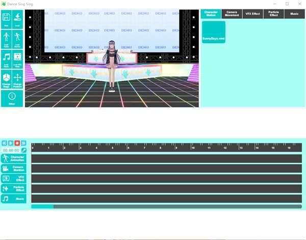 Dance Sing Sing(二次元视频制作软件)电脑版 2019.4.28 官方版 Dance Sing Sing(二次元视频制作软件)电脑版 2019.4.28 官方版