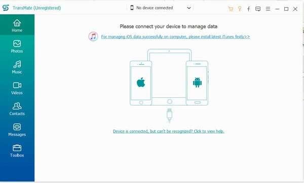 AnyMP4 TransMate(手机电脑数据传输软件) 1.1.6 官方电脑版 AnyMP4 TransMate(手机电脑数据传输软件) 1.1.6 官方电脑版