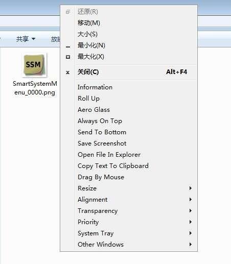 窗口置顶工具(SmartSystemMenu) 2.21.1 官方最新版 窗口置顶工具(SmartSystemMenu) 2.21.1 官方最新版