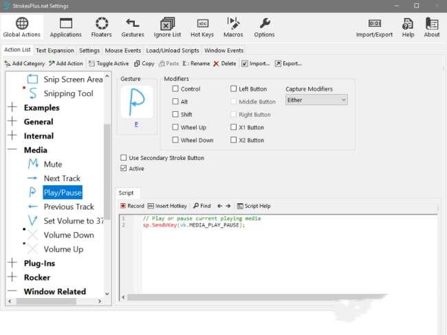 鼠标手势设置软件(strokesplus.net) 0.5.6.9 官方最新版 鼠标手势设置软件(strokesplus.net) 0.5.6.9 官方最新版