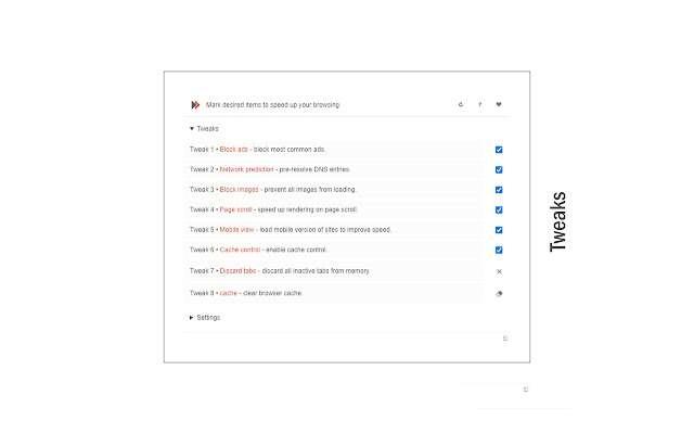 网页加载优化插件Speed Tweaks 0.1.5 绿色版 网页加载优化插件Speed Tweaks 0.1.5 绿色版