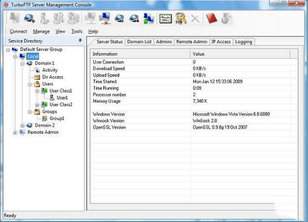 TurboFTP Server(ftp工具) 6.92.1231 官方版 TurboFTP Server(ftp工具) 6.92.1231 官方版