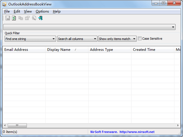 OutlookAddressBookView电脑版 2.35 官方版 OutlookAddressBookView电脑版 2.35 官方版