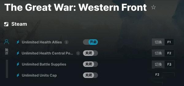 世界大战西方战线修改器 1.0 MrAntiFun版