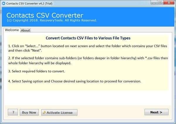 Contacts CSV Converter(CSV转换工具)免费版 4.2官方版