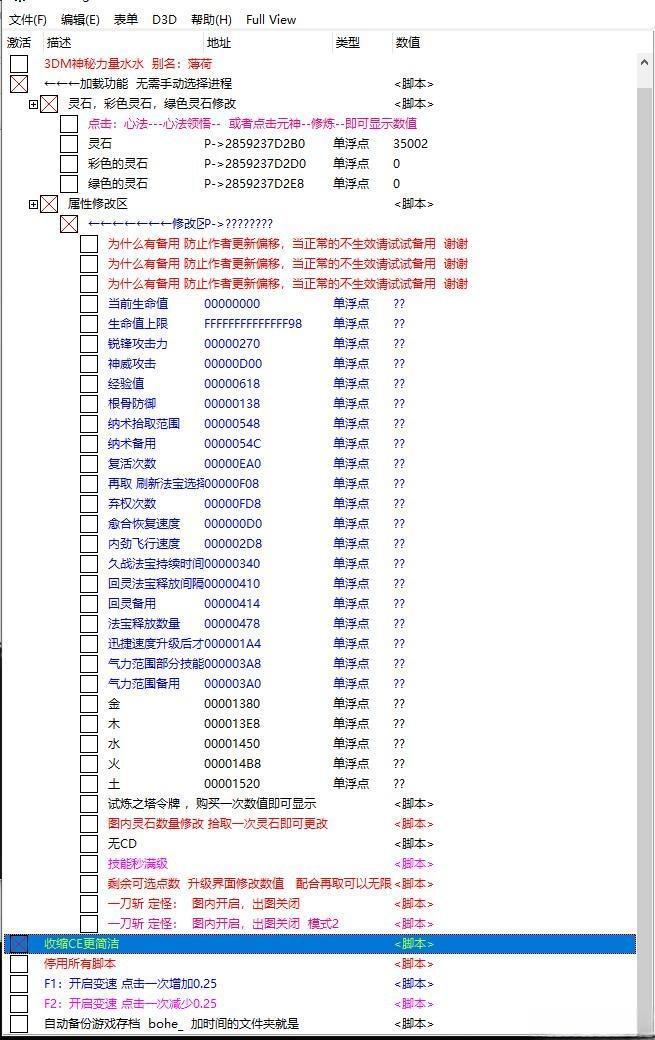 觅仙CE修改器 无视游戏更新 最新免费版