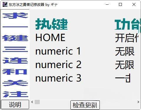 东方冰之勇者记修改器 32位-64位 Steam版 东方冰之勇者记修改器 32位-64位 Steam版